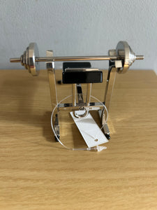 Techno Gym Clock Compact mini Gym Weightlifting Bench Clock Gift