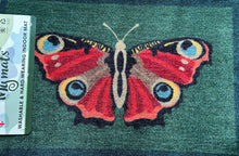Load image into Gallery viewer, Butterfly floral Washable &amp; Hard-Wearing Nylon Indoor Mat 75cm x 50cm
