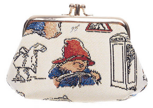 Tapestry Paddington Bear Clasp Purse FREE UK Postage