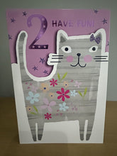 Load image into Gallery viewer, HAPPY 2nd BIRTHDAY CARD Age 2 Card &amp; Envelope FREE UK Postage