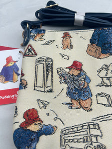 Paddington Bear Tapestry Shoulder Sling Bag FREE UK Postage