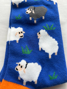 Sheep Toe socks SOCK SOCIETY Blue Ankle Socks Adult One Size Fit All FREE UK Postage