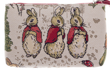 Load image into Gallery viewer, Flopsy Mopsy &amp; Cotton-tail Tapestry Wristlet Bag - Clutch Bag Purse Beatrix Potter FREE UK Postage