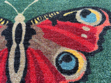 Load image into Gallery viewer, Butterfly floral Washable &amp; Hard-Wearing Nylon Indoor Mat 75cm x 50cm
