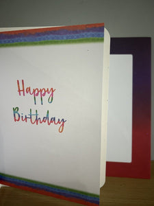 HAPPY 5th BIRTHDAY CARD Age 5 Glitter Card & Envelope FREE UK Postage