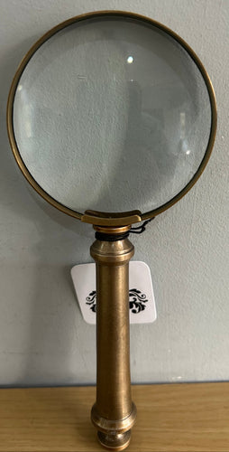 Antique Brass Magnifying Glass