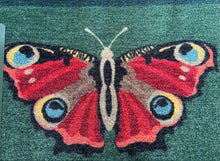 Load image into Gallery viewer, Butterfly floral Washable &amp; Hard-Wearing Nylon Indoor Mat 75cm x 50cm