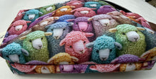 Load image into Gallery viewer, Sheepish Sheep Zip makeup coin purse by Martin Hunt Originals
