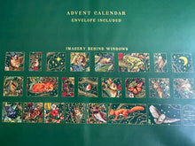 Load image into Gallery viewer, Secret Garden Christmas Advent Calendar Large with Gold Foil highlights &amp; Envelope