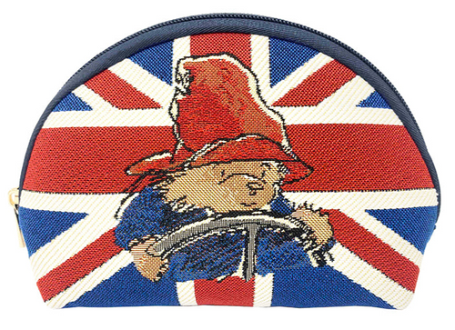 Paddington Bear Union Jack Tapestry Cosmetic Makeup Travel Toiletries Bag FREE UK Postage