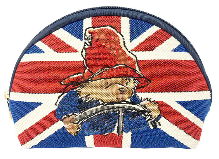 Paddington Bear Union Jack Tapestry Cosmetic Makeup Travel Toiletries Bag FREE UK Postage