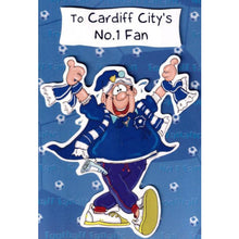 Load image into Gallery viewer, To Cardiff&#39;s No.1 Fan Cardiff Football Birthday Card with Envelope