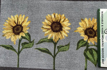 Load image into Gallery viewer, Sunflower Floral Sunflowers Washable &amp; Hard-Wearing Nylon Indoor Mat 75cm x 50cm