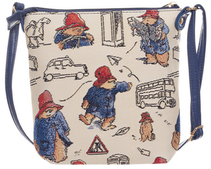 Paddington Bear Tapestry Shoulder Sling Bag FREE UK Postage