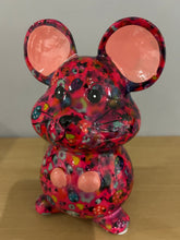 Load image into Gallery viewer, POMME PIDOU MARTHA Mouse Decoupage Ladybirds Money Box Piggy Bank 20cm FREE UK Postage