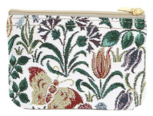 Load image into Gallery viewer, Tapestry Zip Coin Purse Spring Flower FREE UK Postage