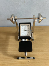Load image into Gallery viewer, Techno Gym Clock Compact mini Gym Weightlifting Bench Clock Gift