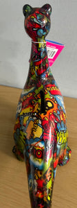 POMME PIDOU DIEGO Dinosaur Decoupage Graffiti Money Box Piggy Bank 18CM