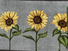 Load image into Gallery viewer, Sunflower Floral Sunflowers Washable &amp; Hard-Wearing Nylon Indoor Mat 75cm x 50cm