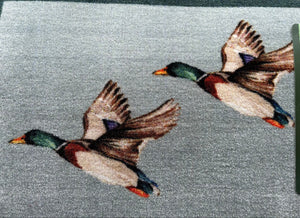 Flying Ducks Washable & Hard-Wearing Nylon Indoor Mat 75cm x 50cm