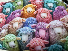 Load image into Gallery viewer, Sheepish Sheep Zip makeup coin purse by Martin Hunt Originals