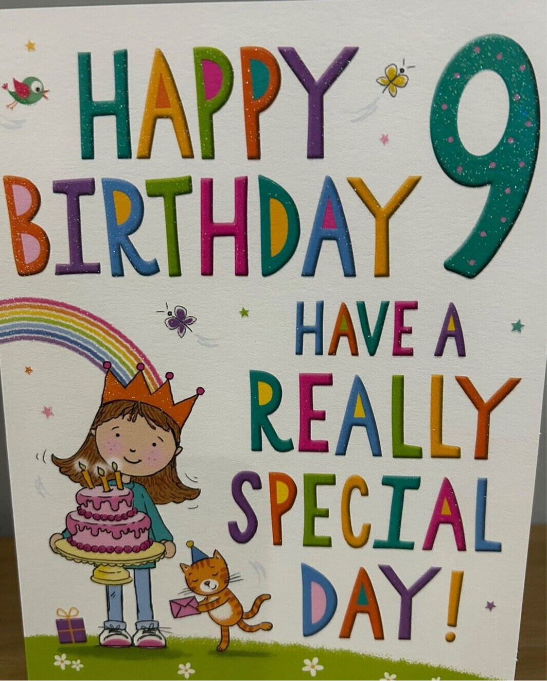 9th Birthday Card Age 9 For Girl Cupcakes - View #10