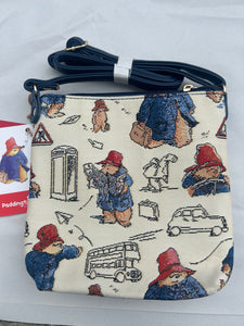 Paddington Bear Tapestry Shoulder Sling Bag FREE UK Postage