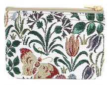 Load image into Gallery viewer, Tapestry Zip Coin Purse Spring Flower FREE UK Postage