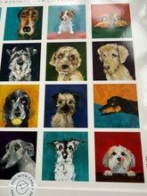 Load image into Gallery viewer, Hounds Dogs 2027 Calendar 12 Month Month to view wall calendar