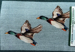 Flying Ducks Washable & Hard-Wearing Nylon Indoor Mat 75cm x 50cm