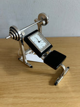 Load image into Gallery viewer, Techno Gym Clock Compact mini Gym Weightlifting Bench Clock Gift