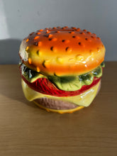 Load image into Gallery viewer, Ceramic Burger Hamburger Beefburger Money Box Piggy Bank