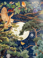 Load image into Gallery viewer, Enchanted Forest Christmas Advent Calendar Large with Gold Foil highlights &amp; Envelope