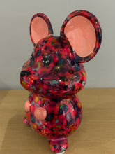 Load image into Gallery viewer, POMME PIDOU MARTHA Mouse Decoupage Ladybirds Money Box Piggy Bank 20cm FREE UK Postage