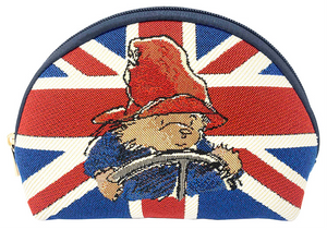 Paddington Bear Union Jack Tapestry Cosmetic Makeup Travel Toiletries Bag FREE UK Postage