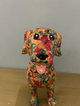 Load image into Gallery viewer, POMME PIDOU Sophie Dog Decoupage Dachshund Money Box Piggy Bank 20cm FREE UK Postage