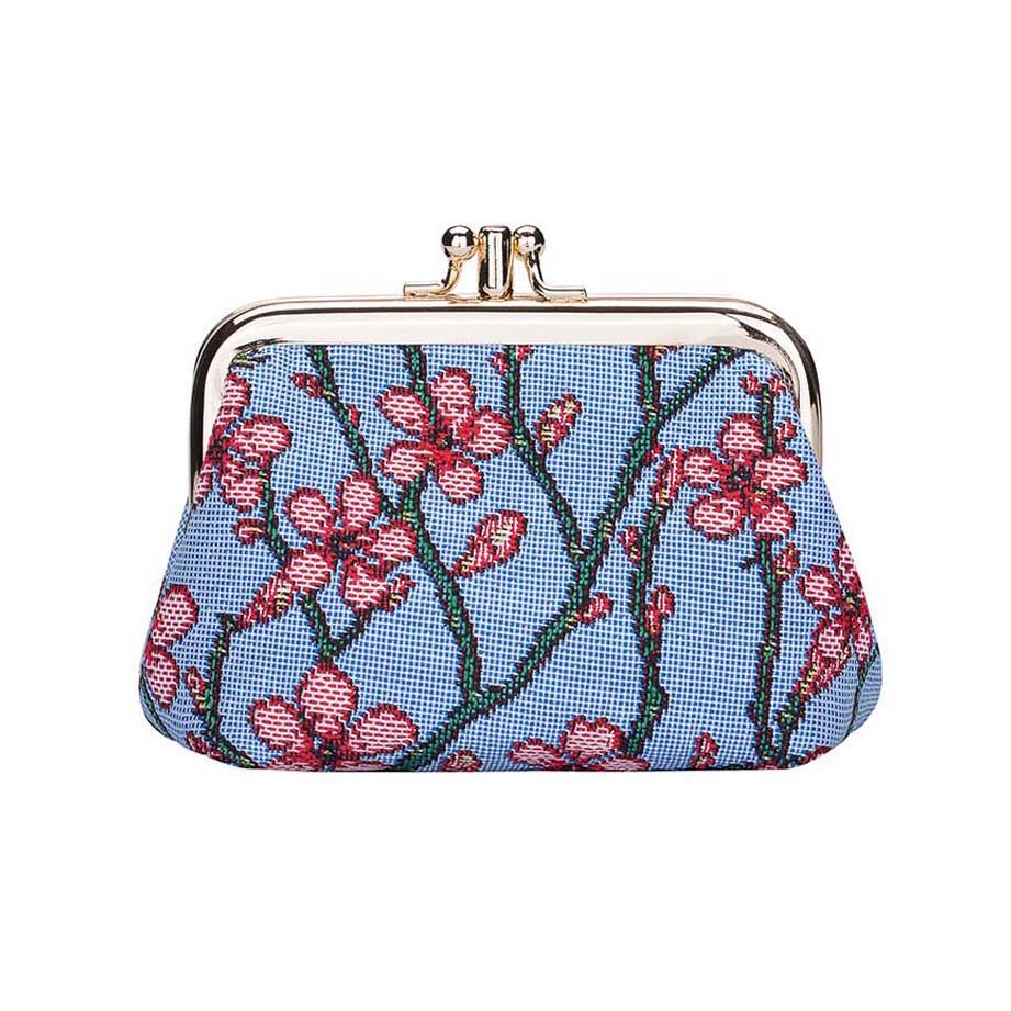 V & A Tapestry Blossom and Swallow Petite Clasp Purse FREE UK Postage