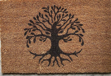 Load image into Gallery viewer, Coir Doormat Tree Of Life Door Mat FREE UK postage