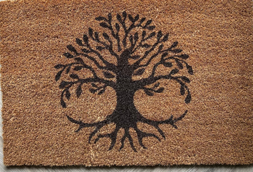 Coir Doormat Tree Of Life Door Mat FREE UK postage
