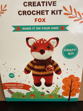 Load image into Gallery viewer, Creative Crafting Crochet Kit Fox