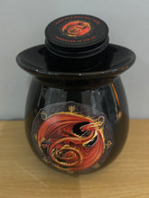 Load image into Gallery viewer, Beltane Dragon Wax Melt Burner Gift Set boxed with Soy Vegan wax snap disc