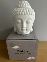 Load image into Gallery viewer, Buddha Head White Oil Burner Wax melt ceramic Burner FREE UK postage