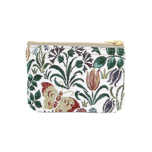 Tapestry Zip Coin Purse Spring Flower FREE UK Postage