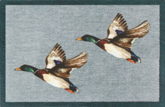 Flying Ducks Washable & Hard-Wearing Nylon Indoor Mat 75cm x 50cm FREE UK Postage