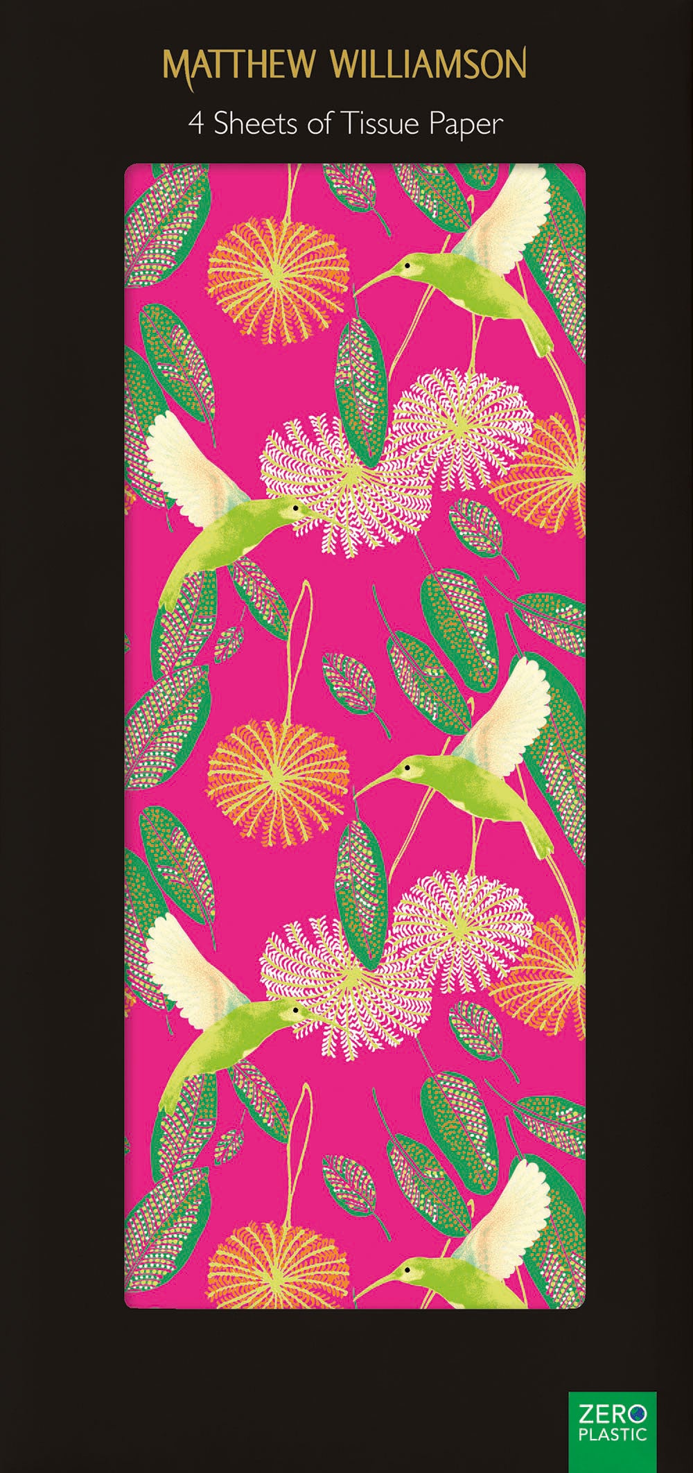 Hummingbirds  Tissue Paper 4 Sheets of Tissue Wrapping Paper by Matthew Williamson