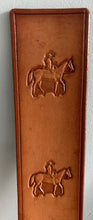 Load image into Gallery viewer, Cowhide Leather Bookmark Cowboy Horse Handmade Durable Long Lasting Reading Bookmark Free UK Postage
