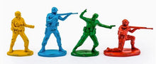 Load image into Gallery viewer, Set of 4 Classic Retro Large Coloured Toy Soldiers Figures 18cm Tall