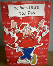 Load image into Gallery viewer, To Man Utd&#39;s No.1 Fan Manchester United Football Birthday Card with Envelope