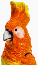 Load image into Gallery viewer, Orange Parrot Ceramic Vase Decor Gift