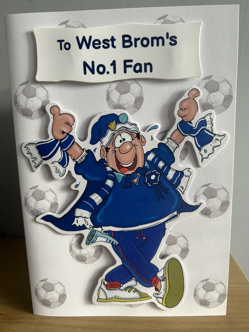 West Brom's No.1 Fan West Brom Football Birthday Card with Envelope